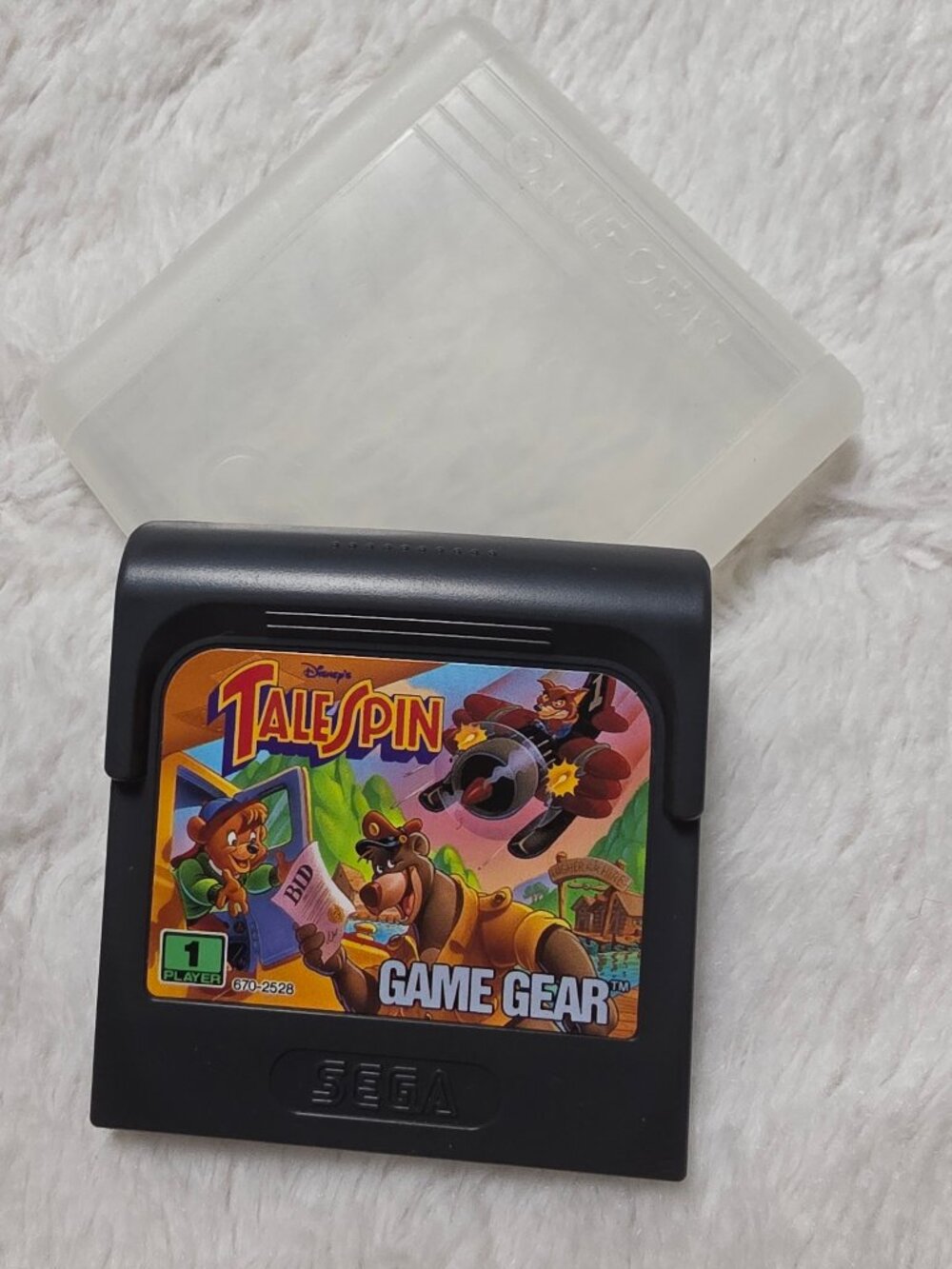 Disney’s TaleSpin (Sega Game Gear, 1993) Baloo Retro Cartridge & Case Untested